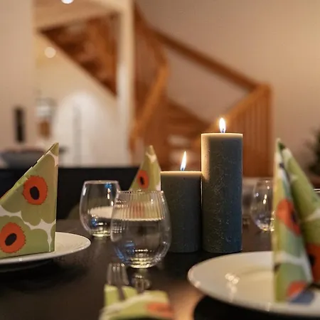 Ferienhaus Warm Nordic Townhouse With Sauna & Forest Views Rovaniemi