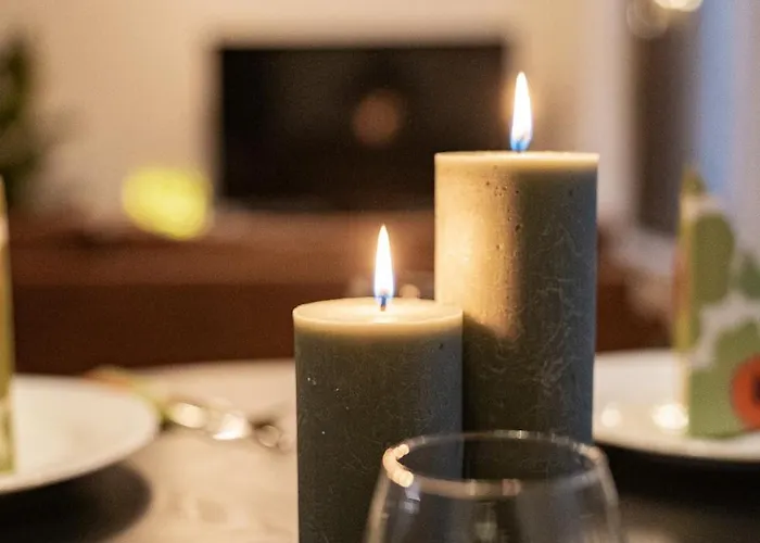 Nyaraló Warm Nordic Townhouse With Sauna & Forest Views